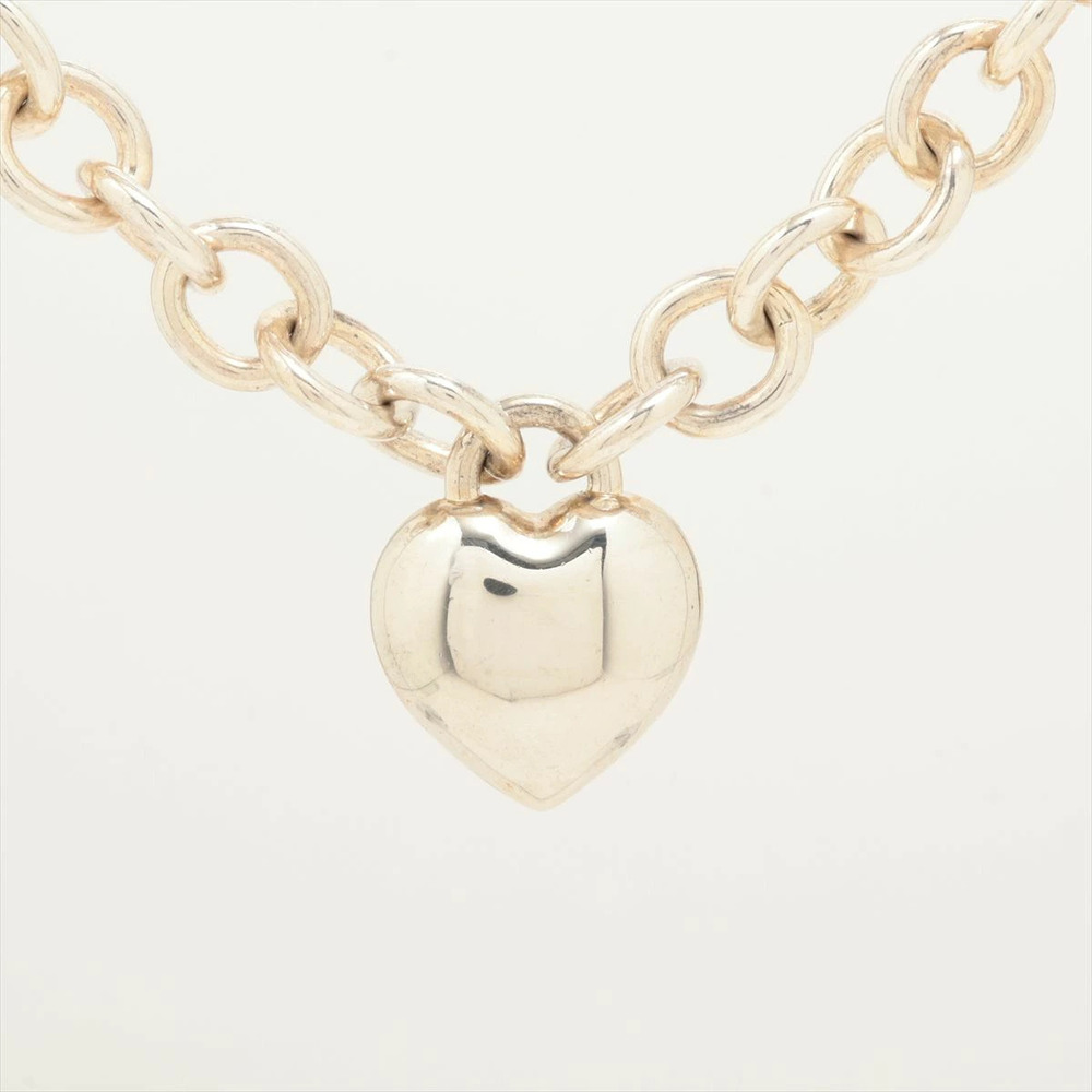 Tiffany Co to Full Heart Necklace Sterling Silver